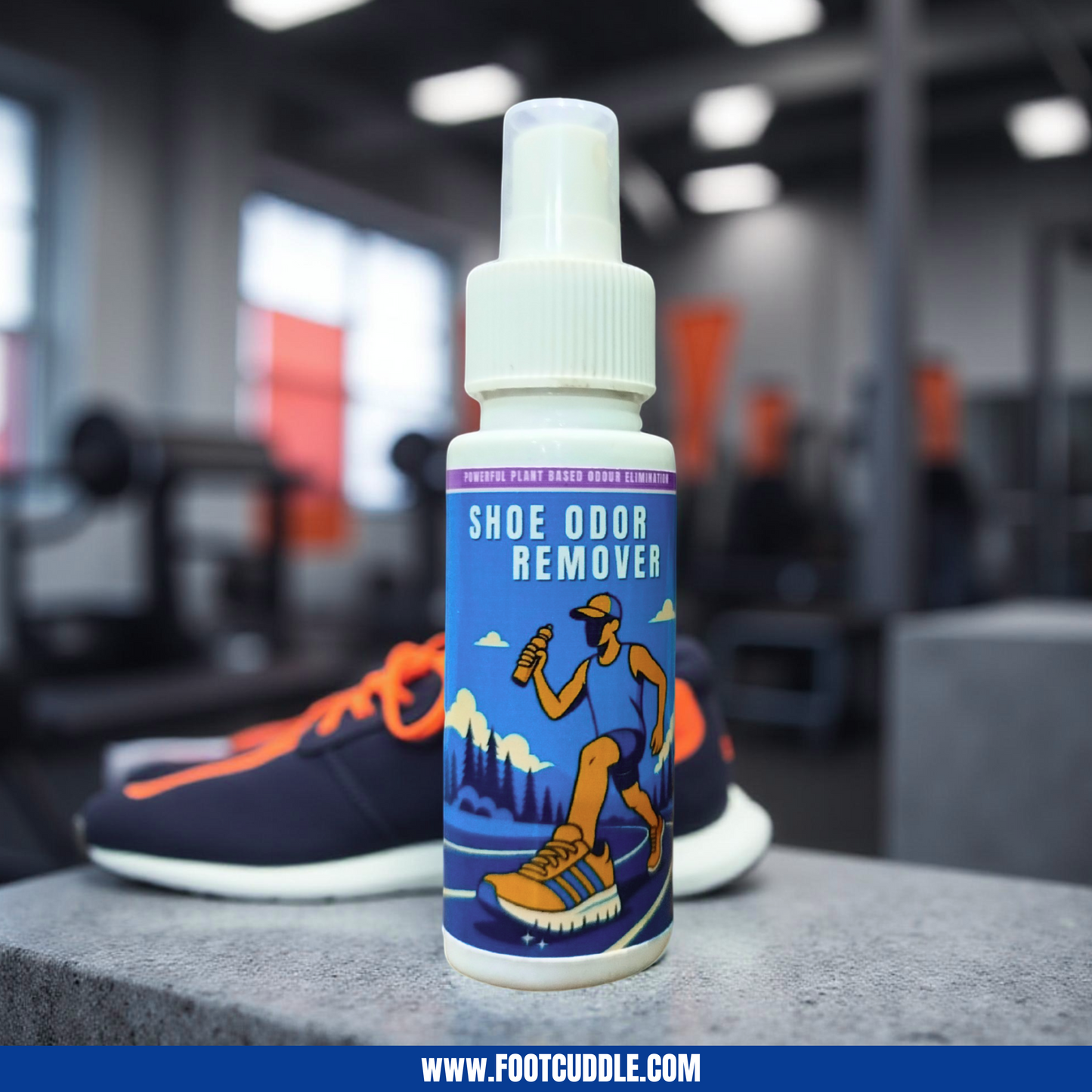 FootCuddle Anti-Odor Shoe Spray – Kills Smell Instantly | Essential Oil-Based Odor Control & Deodorant – 50mL